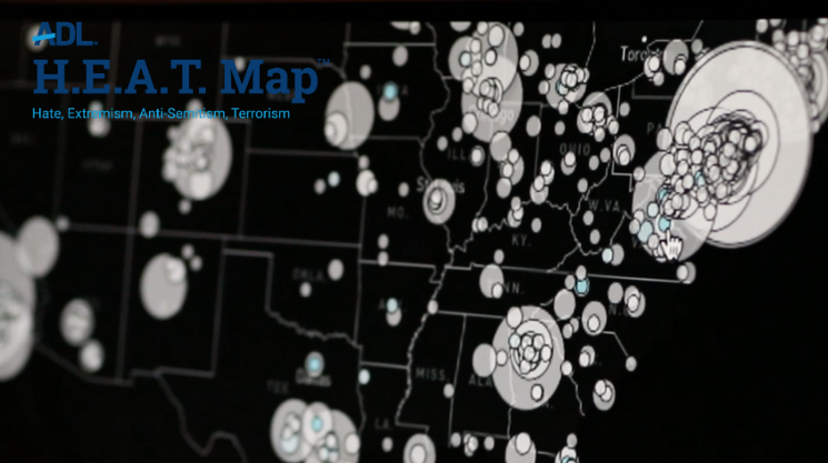 Anti-Defamation League  ADL H.E.A.T. Map: Track Hate, Extremism, Anti 